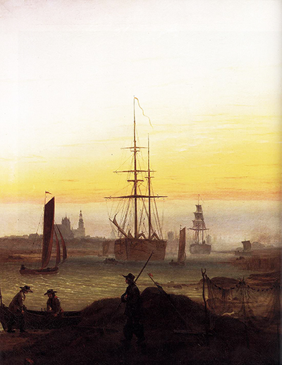 The Port of Greifswald Caspar David Friedrich